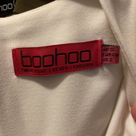 Boohoo black and white jumpsuit. Worn once - Picture 3 of 3